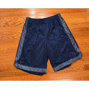 Nike UNC Tar Heels Basketball Shorts Mens Large Blue 10" Dazzle Silky Shimmer